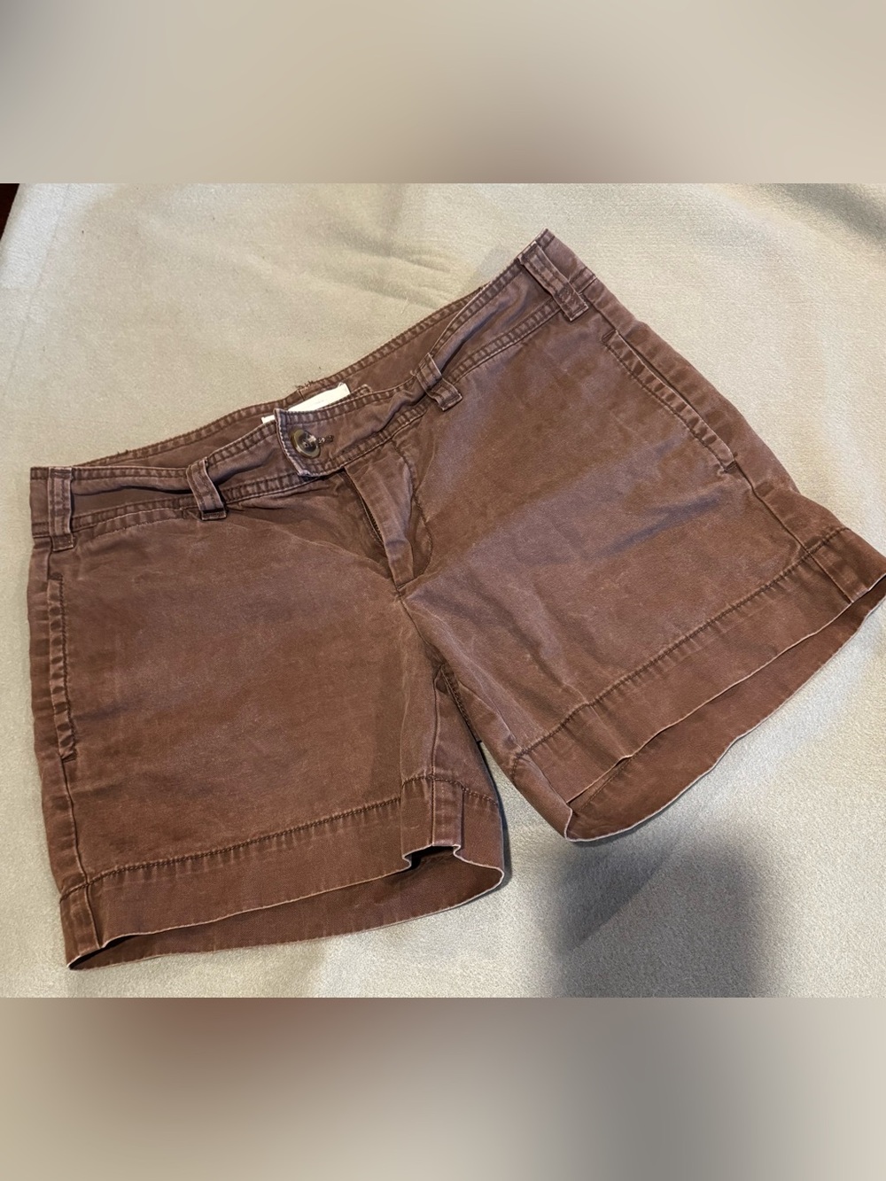 GAP Women's Brown Casual Bermuda Shorts